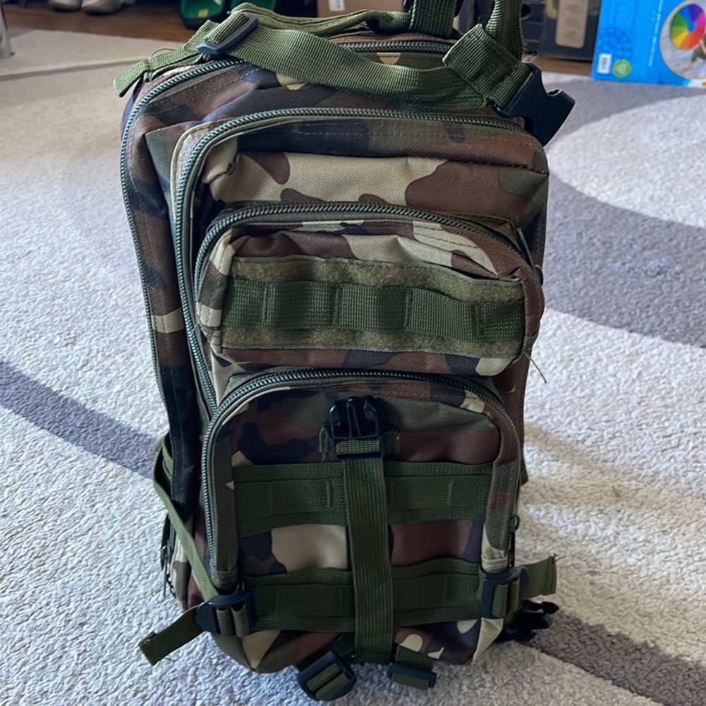 Camouflage Backpack - image 1